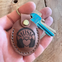 Leather AirTag Holder