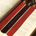 Engraved Leather Bookmark – A Personal Mark in Your Favorite Book