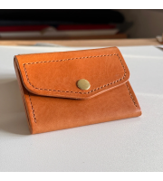 Mini Leather Wallet – Hand-Stitched from Premium Italian Leather Mini Leather Wallet – Hand-Stitched from Premium Italian Leather