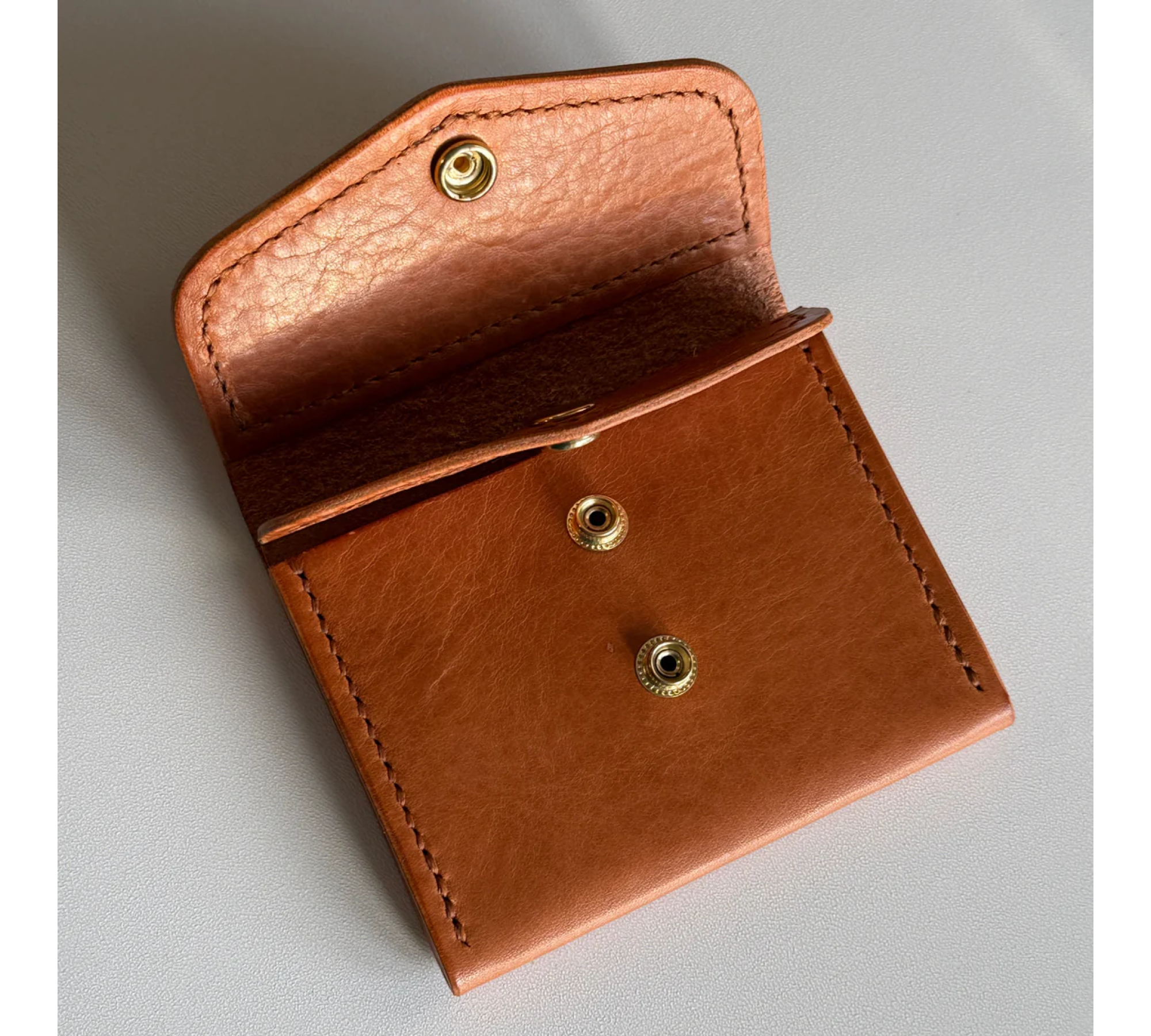 Mini Leather Wallet – Hand-Stitched from Premium Italian Leather