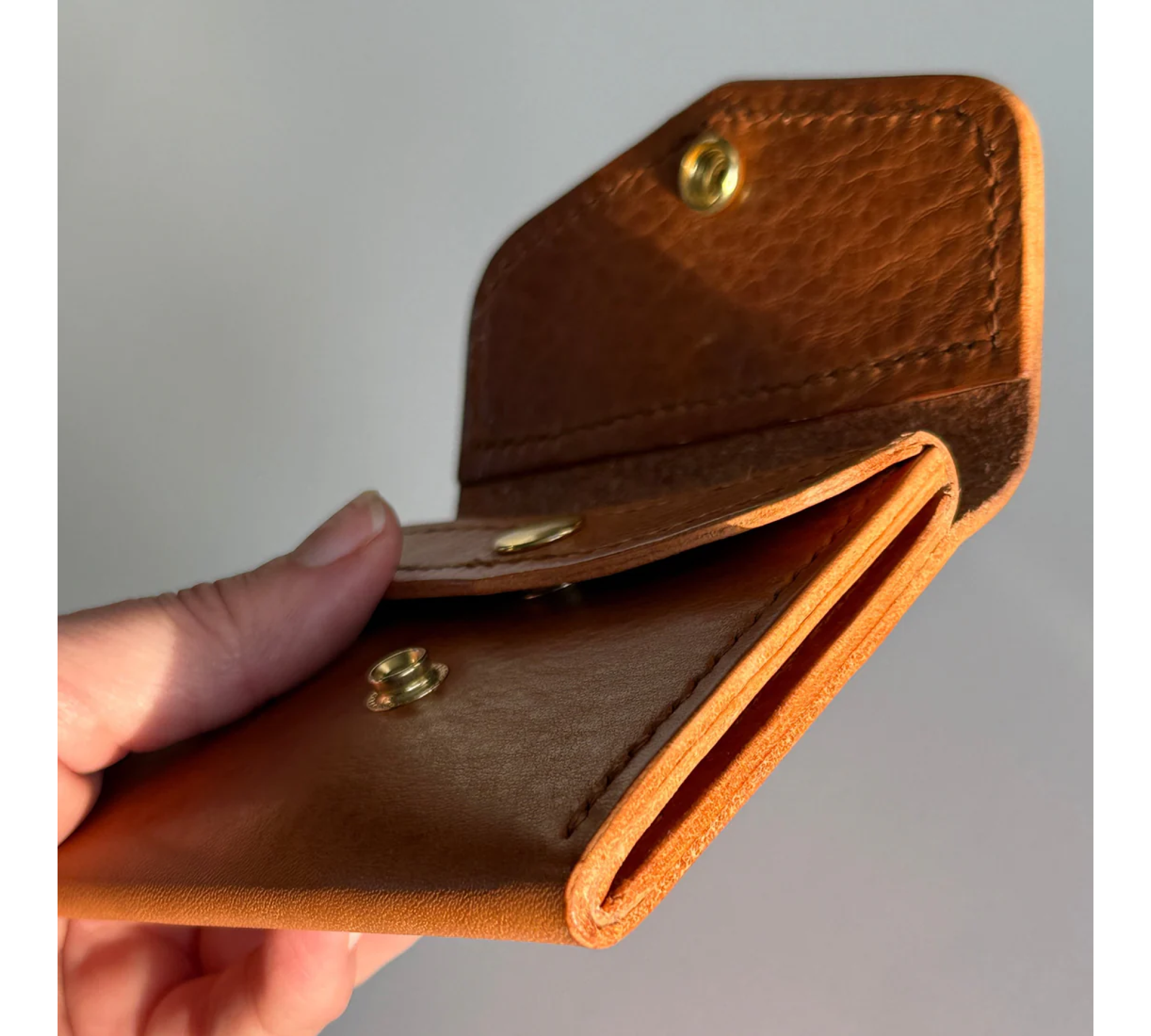 Mini Leather Wallet – Hand-Stitched from Premium Italian Leather