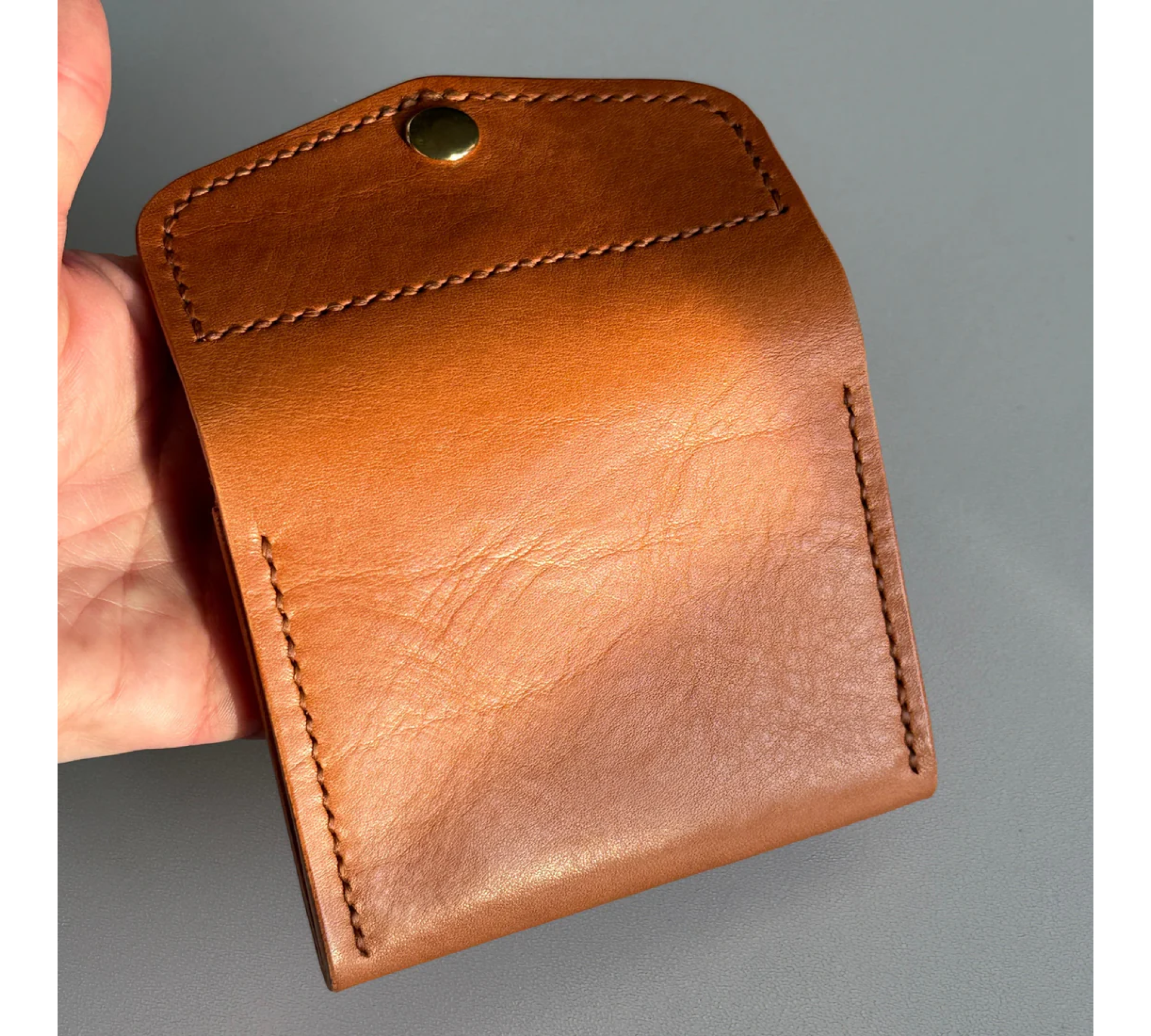 Mini Leather Wallet – Hand-Stitched from Premium Italian Leather