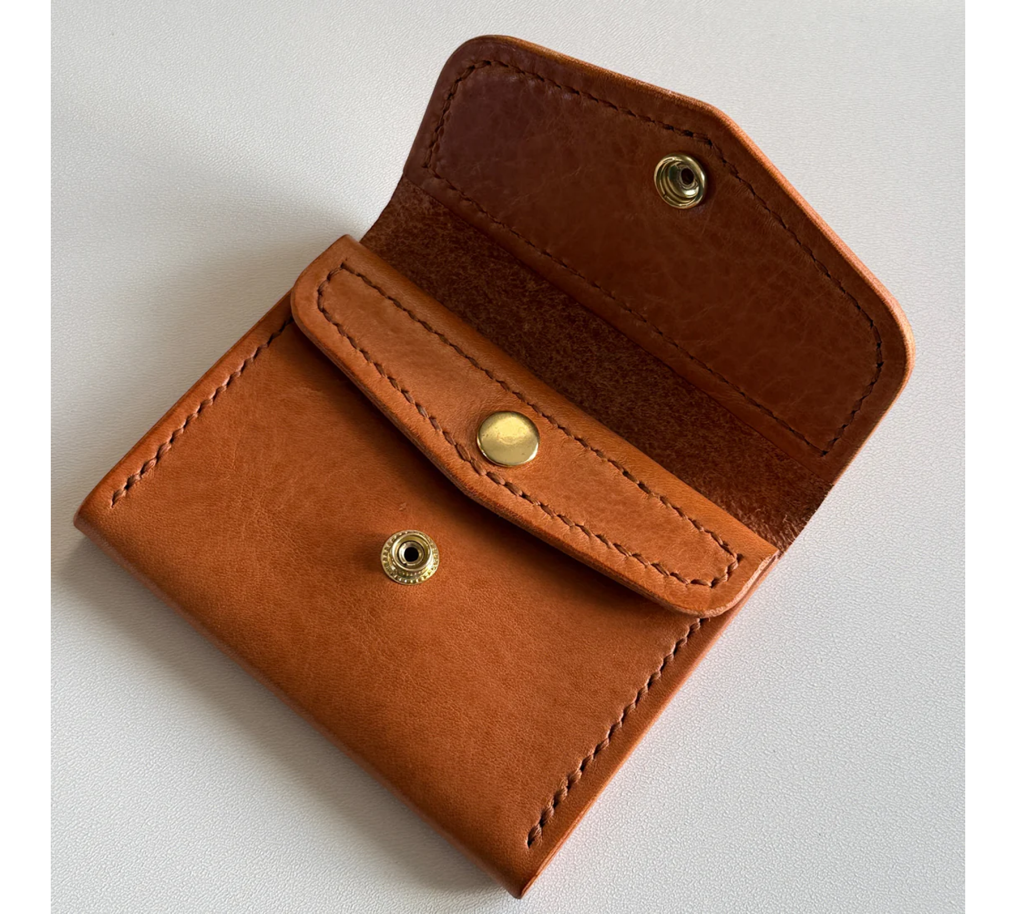 Mini Leather Wallet – Hand-Stitched from Premium Italian Leather