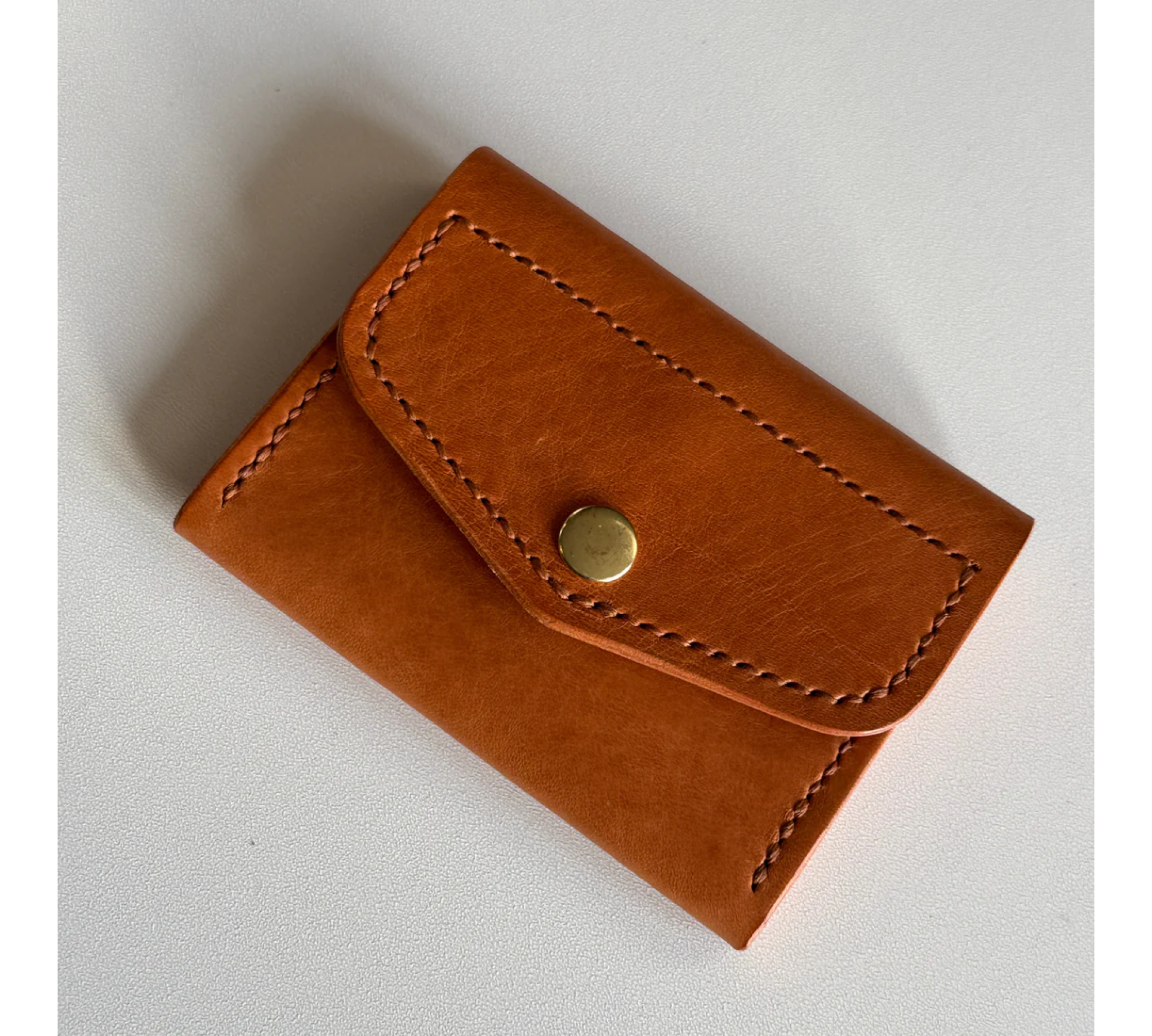 Mini Leather Wallet – Hand-Stitched from Premium Italian Leather