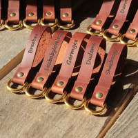 Custom Leather Keychain 