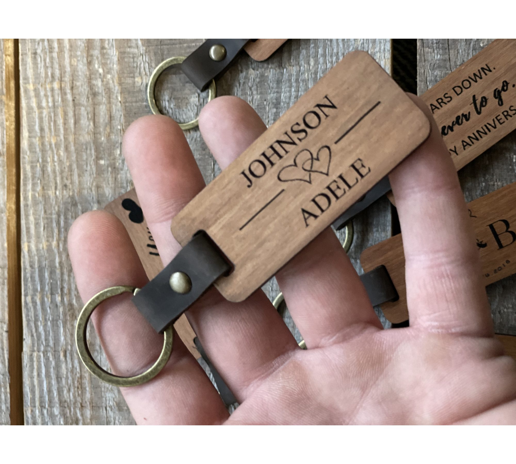 Classic Wooden Keychain