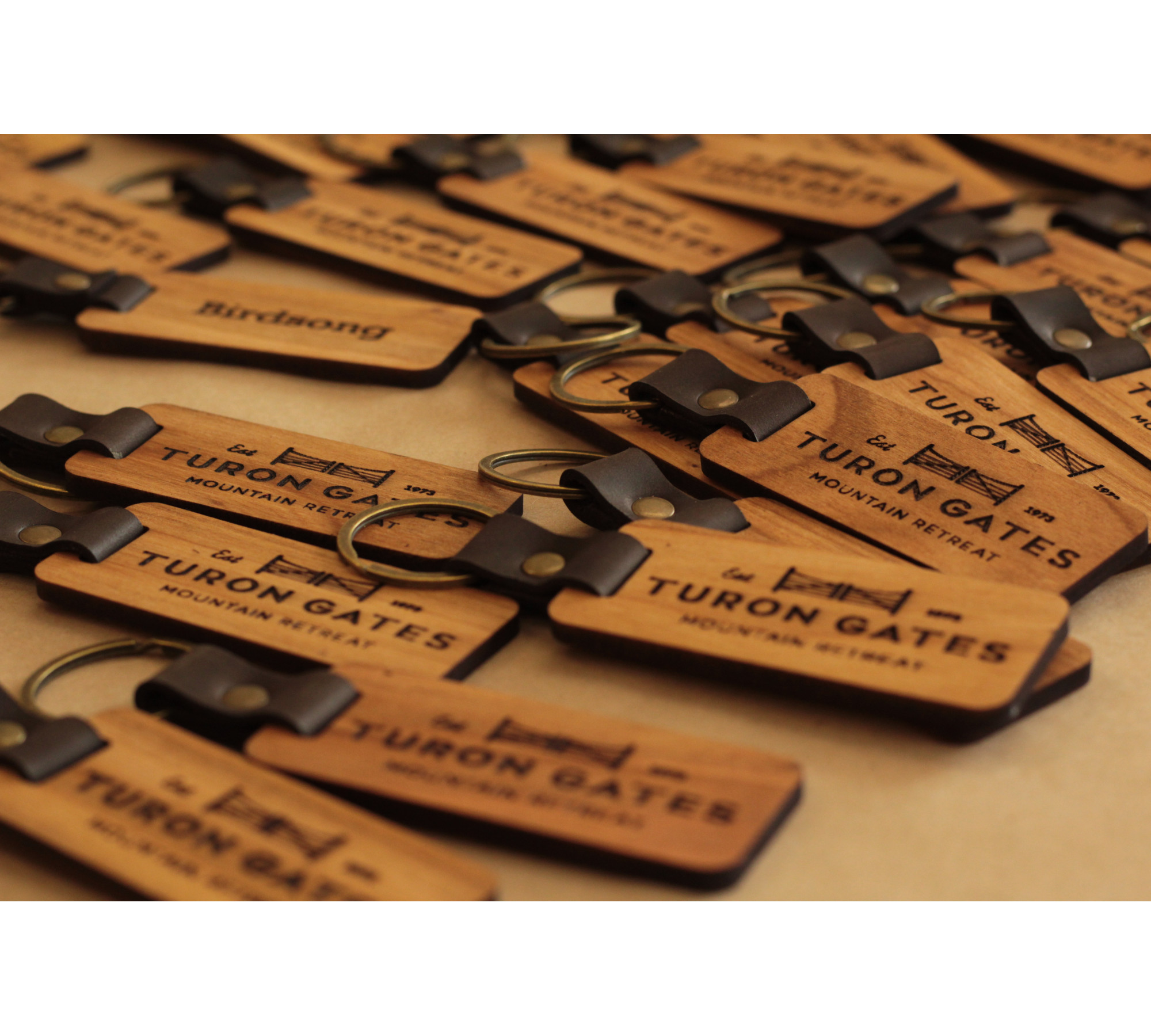 Classic Wooden Keychain