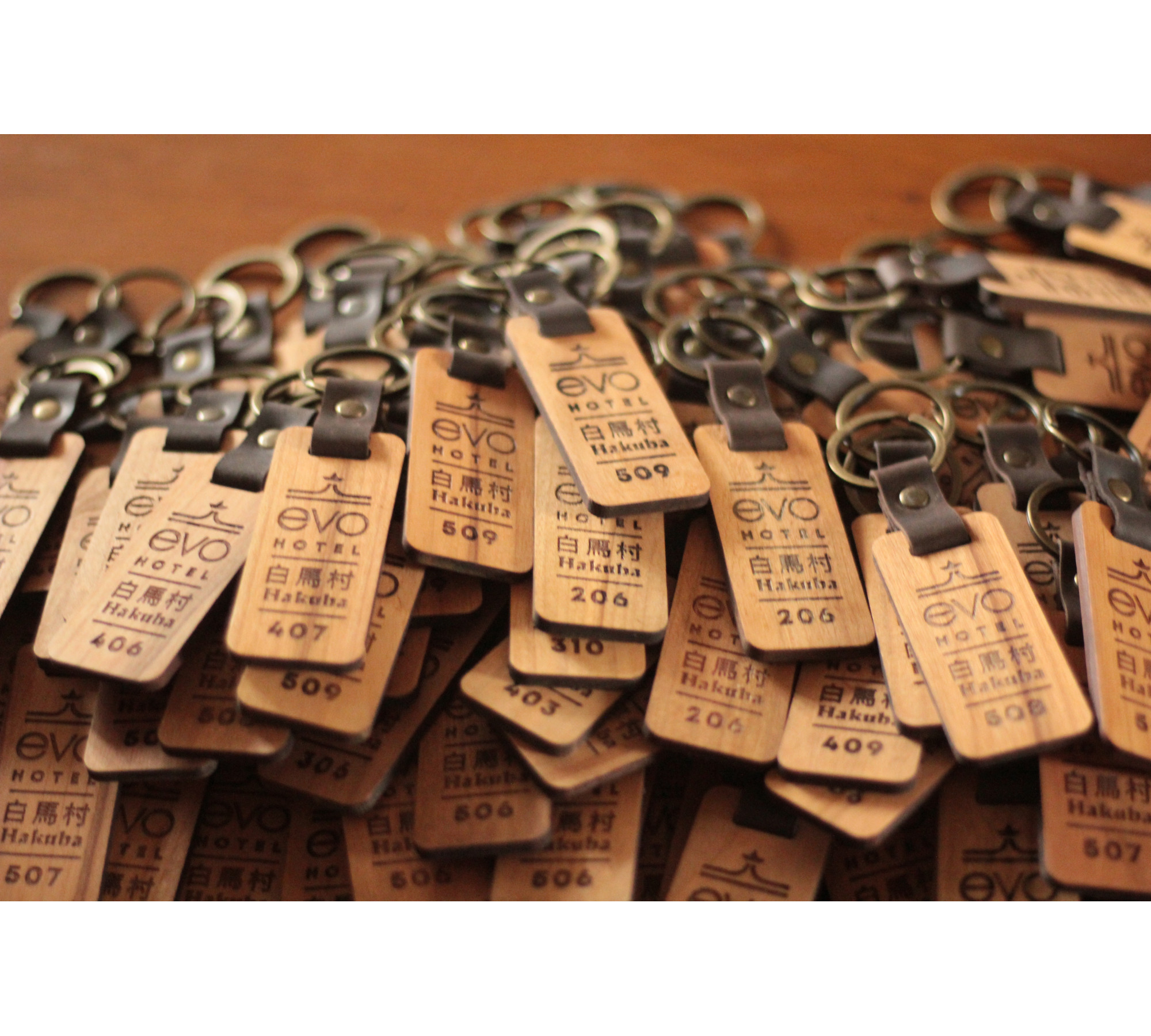 Classic Wooden Keychain