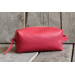 Soft Leather Makeup Pouch