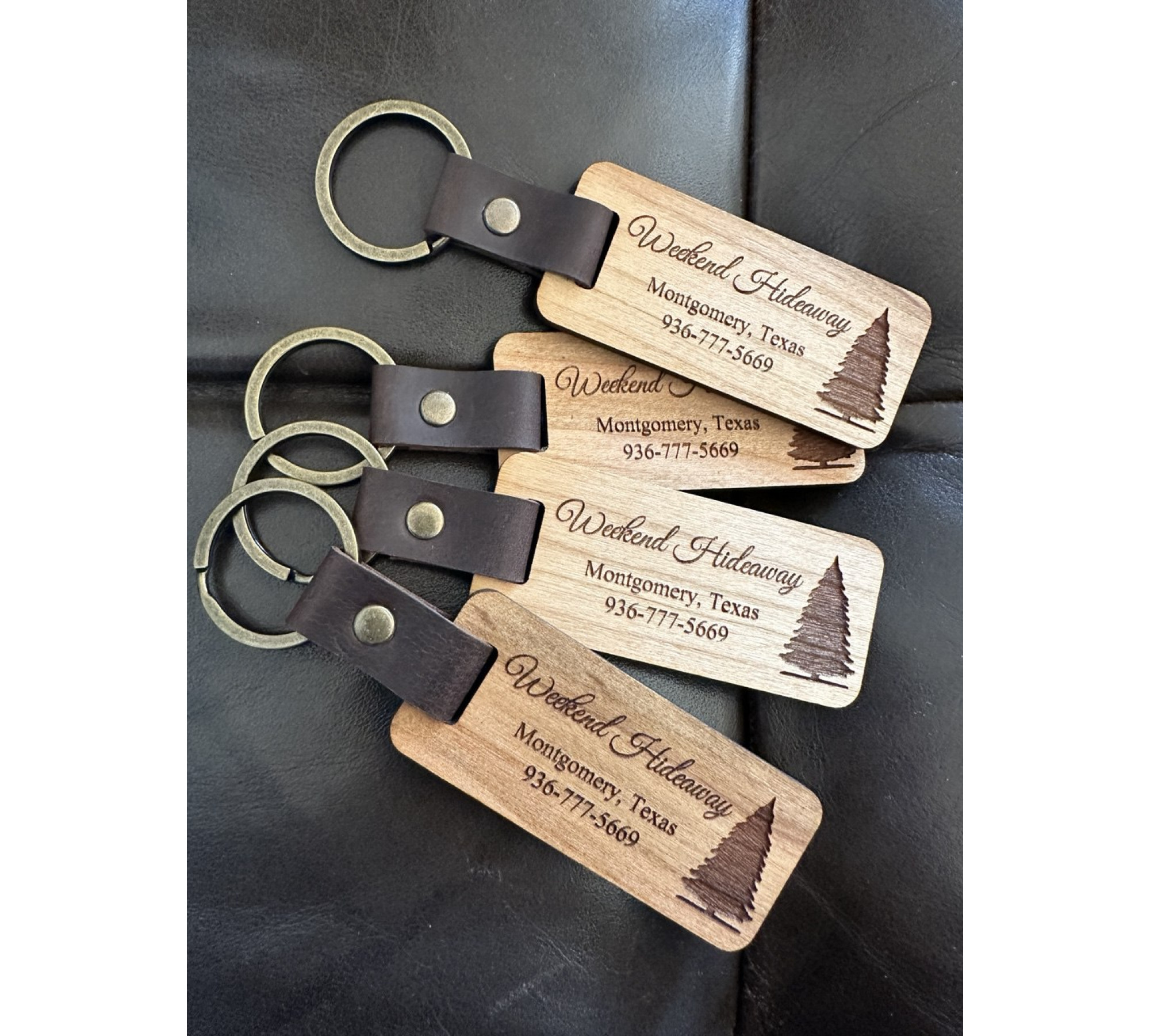 Classic Wooden Keychain