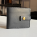 Hand-Stitched Leather Men’s Bifold Wallet with Personalization