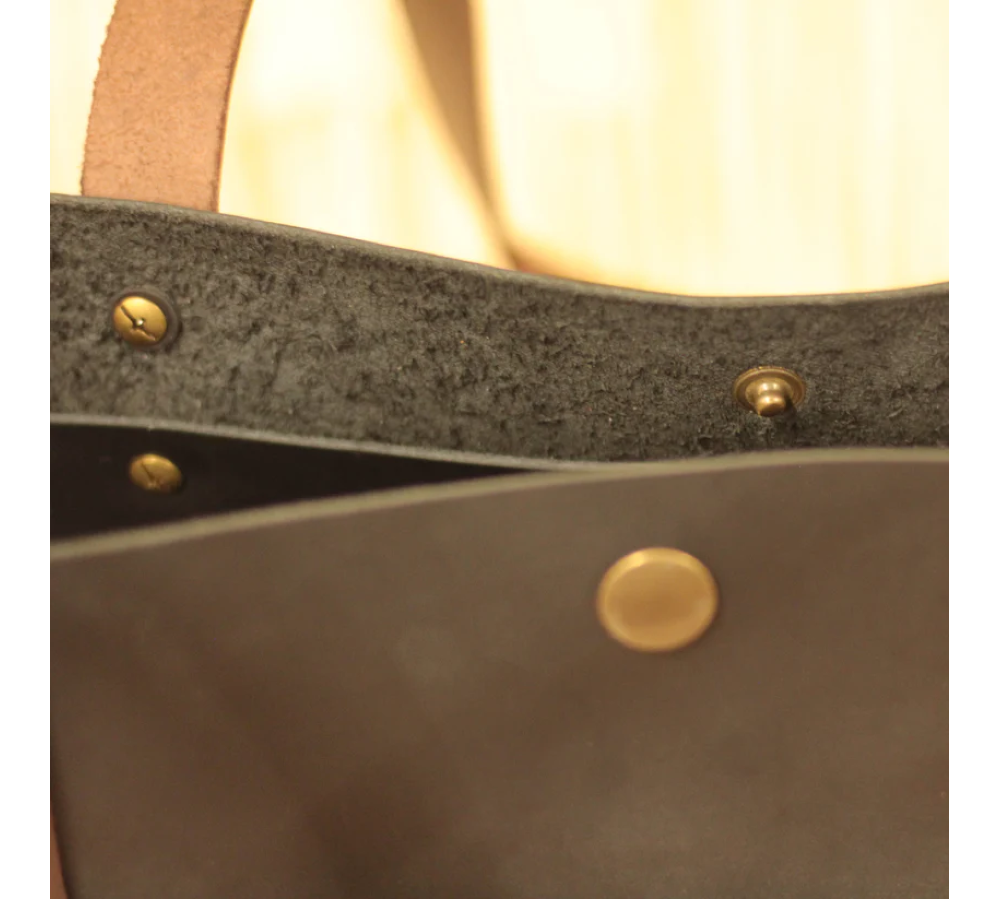 Handmade Small Leather Tote Bag