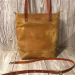 Handmade Small Leather Tote Bag