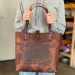 Handmade Medium Leather Tote Bag 
