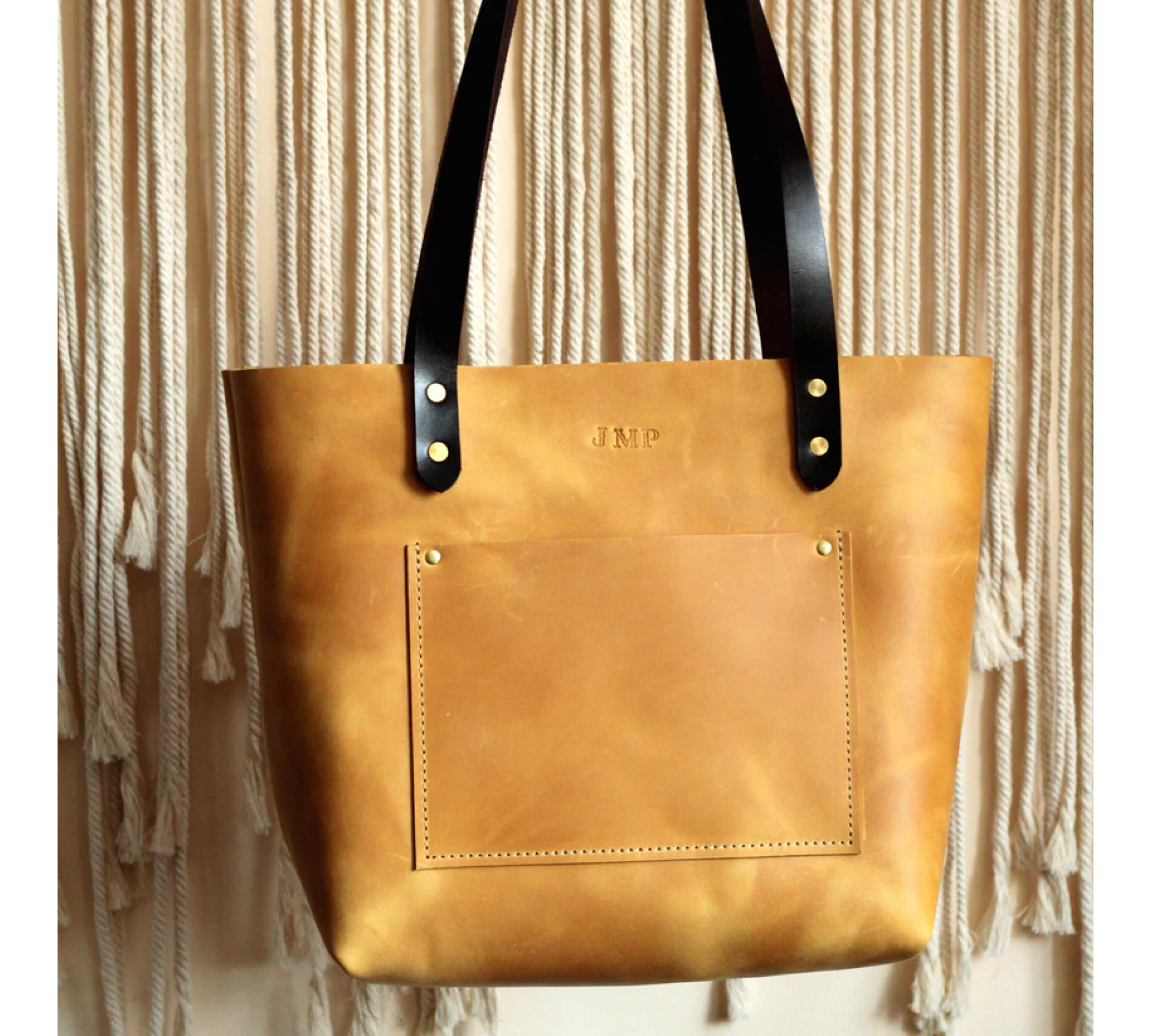 Handmade Medium Leather Tote Bag 